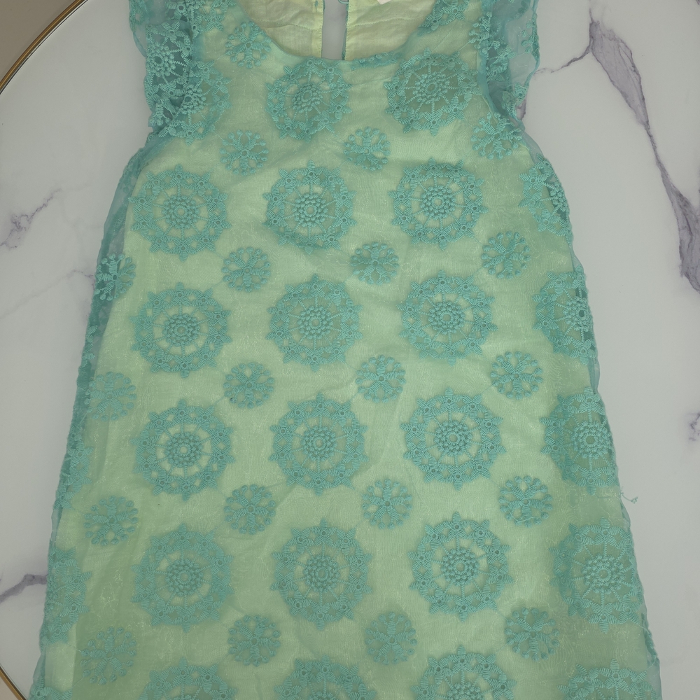 Cherokee Turquoise Kids Formal Dress